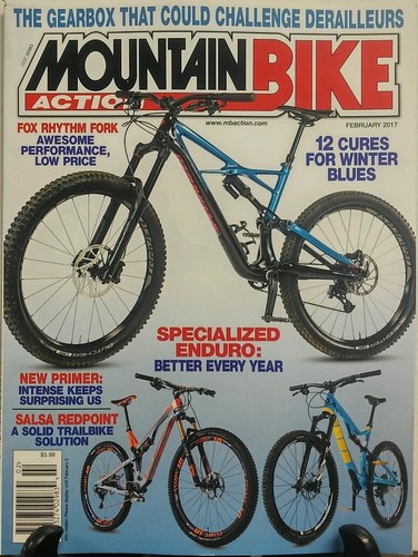 Mountain bike action - bike, february
